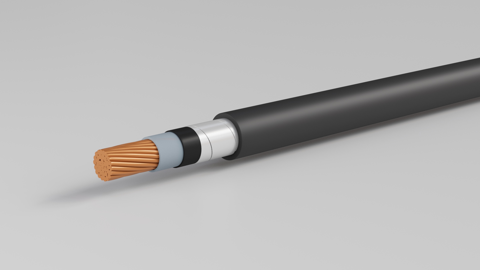 Single Core Cables 0.6 / 1 (1.2) 70º KV with Stranded Circular Copper